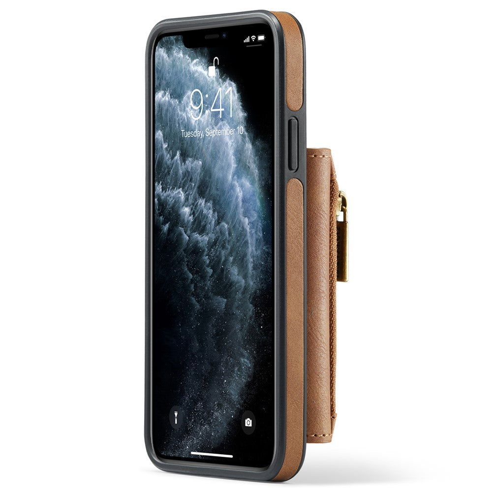 DG.MING M5 Series For iPhone 11 Pro Case Detachable Magnetic Leather Phone Cover with Card Slots