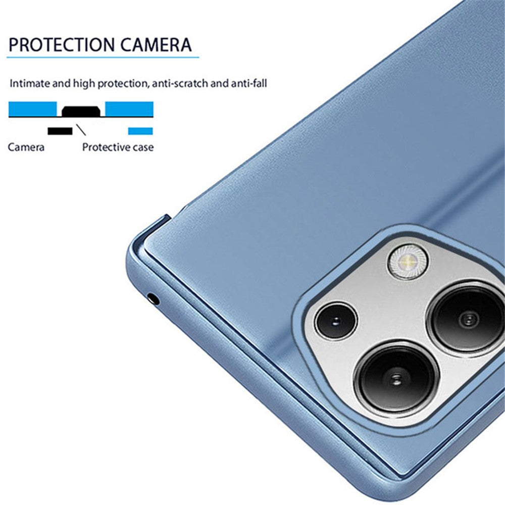 For Xiaomi Redmi Note 13 4G Flip Leather Cover with Stand Full Body Protective Phone Case