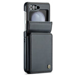 For Samsung Galaxy Z Flip7 FE 5G / Z Flip6 5G Phone Case CASEME C22 Leather Back Cover with RFID Blocking Card Slots