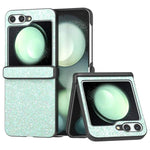 For Samsung Galaxy Z Flip7 FE 5G / Z Flip6 5G Easy Folding Phone Case PC+PU Leather Phone Shell