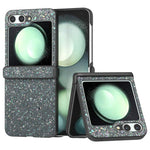 For Samsung Galaxy Z Flip7 FE 5G / Z Flip6 5G Easy Folding Phone Case PC+PU Leather Phone Shell