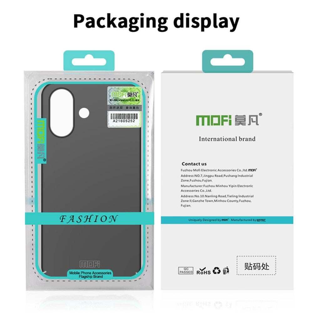 MOFI Shield Matte-serien til iPhone 16 Plus Cover Ultratyndt PC Beskyttelsescover