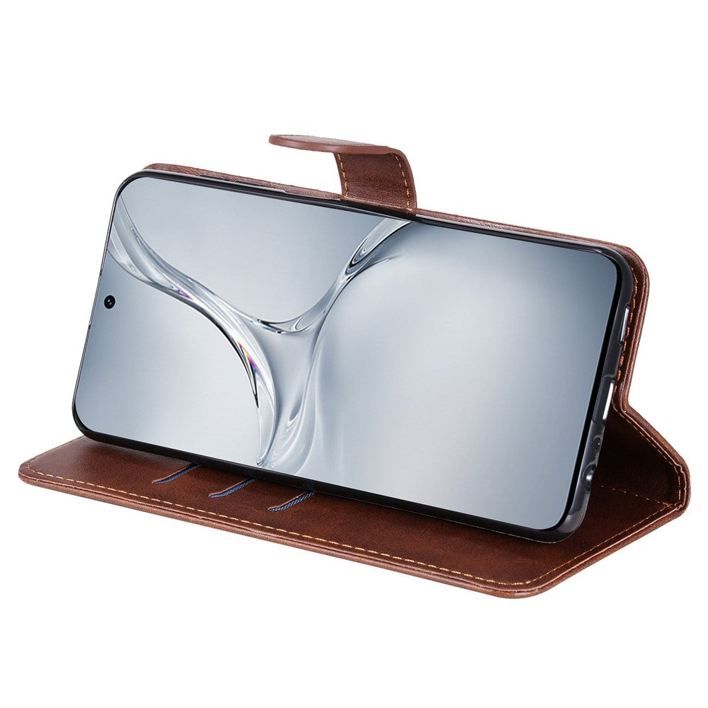 OnePlus Nord CE4 Lite 5G / Oppo K12x 5G (Kina) (Kina) Fodral med dragkedja och PU-läder