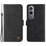 For OnePlus Nord CE4 Lite 5G / Oppo K12x 5G (China) Leather Wallet Cases Skin Touch Phone Cover Stand with Strap