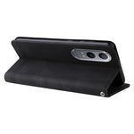 For OnePlus Nord CE4 Lite 5G / Oppo K12x 5G (China) Leather Wallet Cases Skin Touch Phone Cover Stand with Strap