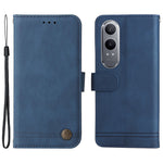 For OnePlus Nord CE4 Lite 5G / Oppo K12x 5G (China) Leather Wallet Cases Skin Touch Phone Cover Stand with Strap