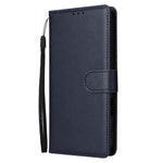 Til iPhone 16 Plus Pung Etui 3 Kortpladser Slankt PU Læder Stander Telefon Cover