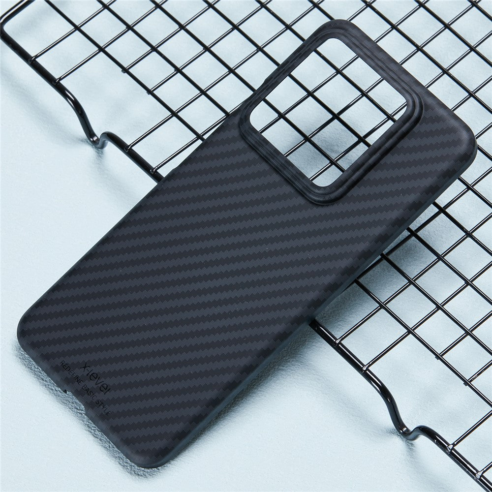 X-LEVEL For Xiaomi 14 Pro Case Carbon Fiber Texture Slim PC Hard Back Cover