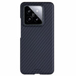X-LEVEL For Xiaomi 14 Case Hard PC Light Protective Cover Carbon Fiber Texture
