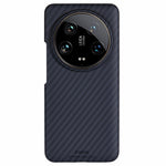 X-LEVEL For Xiaomi 14 Ultra Case Thin Hard PC Carbon Fiber Texture Protective Cover