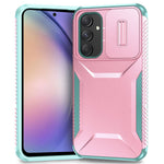 Til Samsung Galaxy A54 5G cover TPU+PC telefoncover med skydelinsbeskyttelsesdesign