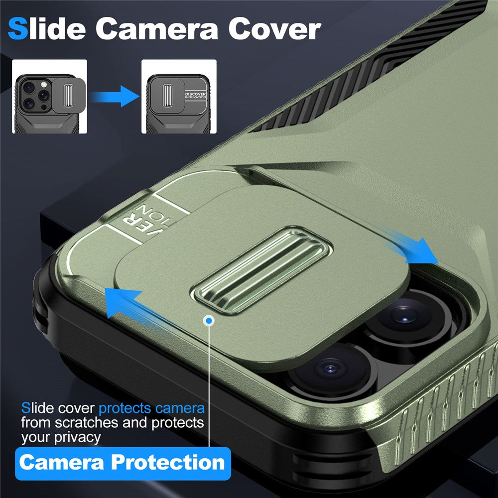 For iPhone 14 Pro Max Case Shockproof TPU+PC Camera Protection Phone Cover