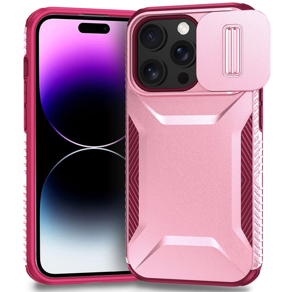 For iPhone 14 Pro Max Case Shockproof TPU+PC Camera Protection Phone Cover
