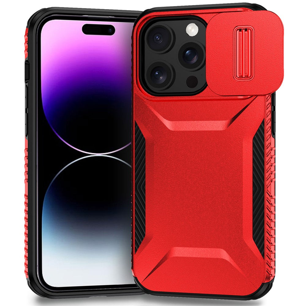 For iPhone 14 Pro Max Case Shockproof TPU+PC Camera Protection Phone Cover