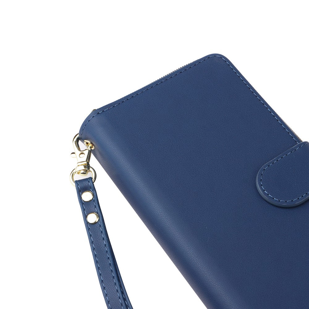 R20 For Samsung Galaxy A23 4G / A23 5G (Global Version) Leather Case Zipper Pocket Stand