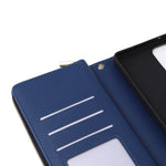 R20 For Samsung Galaxy A23 4G / A23 5G (Global Version) Leather Case Zipper Pocket Stand