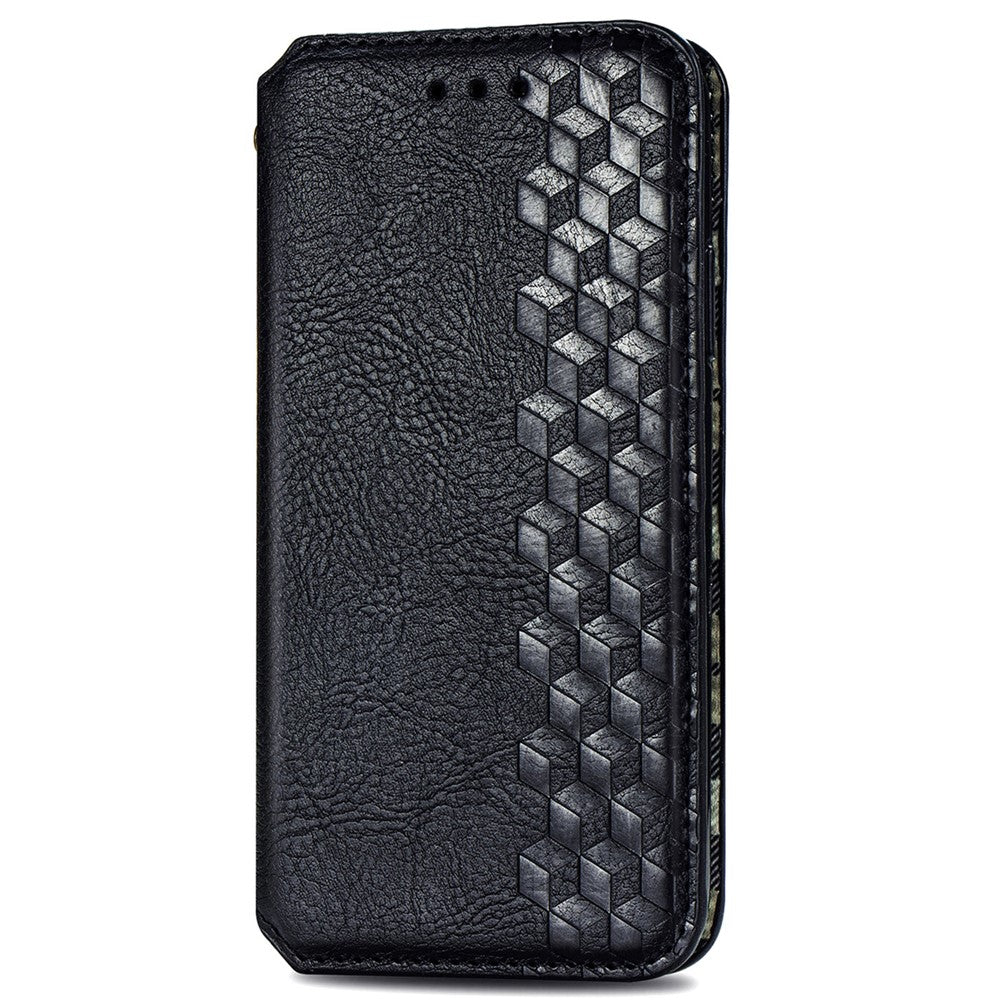 Xiaomi Redmi Turbo 3 5G / Poco F6 5G PU-læderetui med Rhombus Imprint-pung