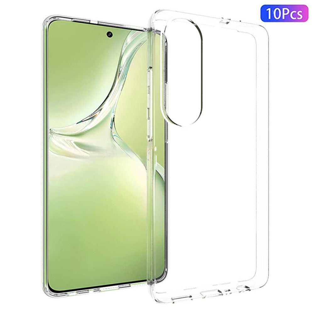 10 st/förpackning för Oppo K12x 5G (Kina) / OnePlus Nord CE4 Lite 5G-skal i TPU, vattenstämpelfritt mobilfodral
