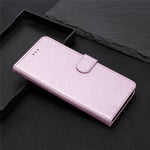For iPhone 16 Plus Case Card Slot PU Leather Folio Phone Cover Silk Texture