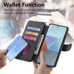 For Xiaomi Redmi Note 13 Pro 5G / Poco X6 5G Magnetic Case CASENEO Detachable Leather Phone Wallet Cover