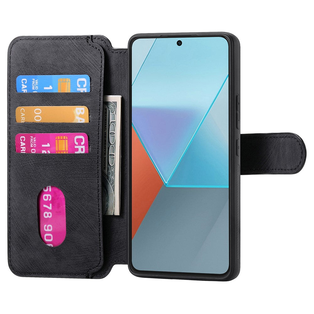 For Xiaomi Redmi Note 13 Pro 5G / Poco X6 5G Magnetic Case CASENEO Detachable Leather Phone Wallet Cover