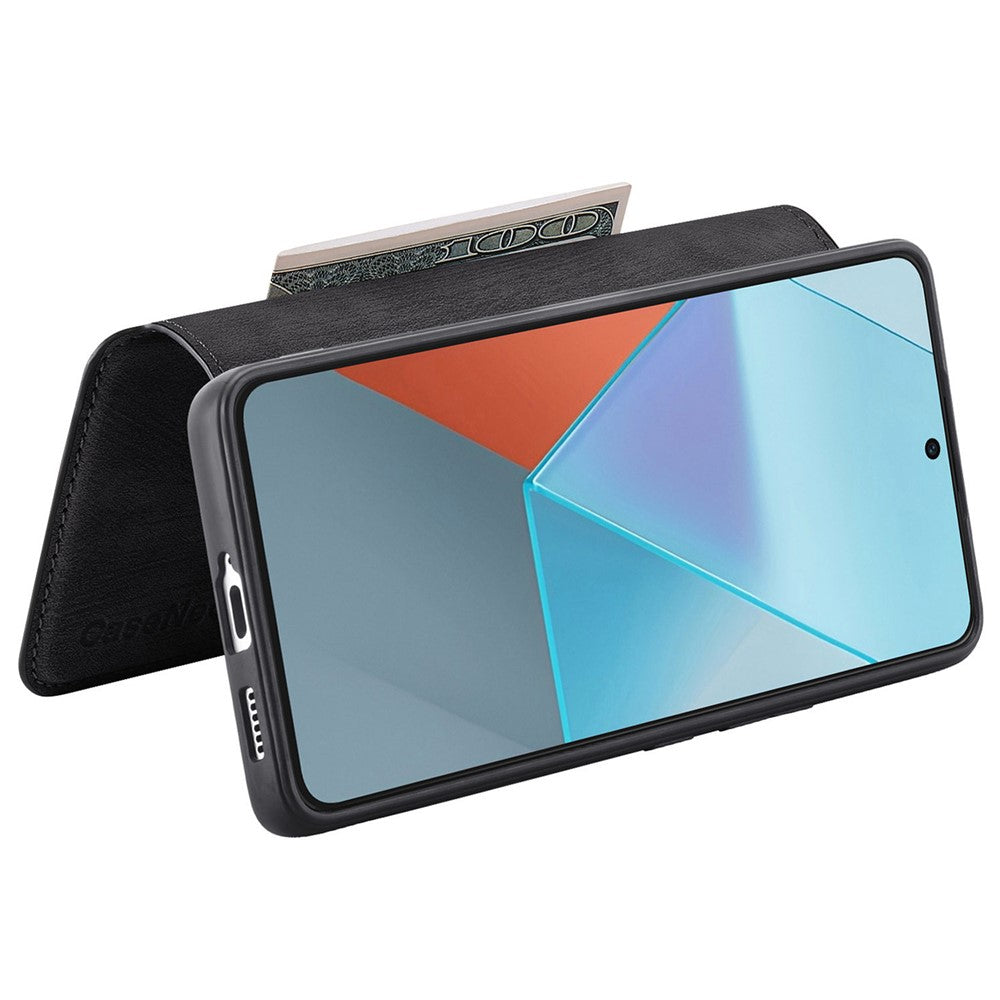 For Xiaomi Redmi Note 13 Pro 5G / Poco X6 5G Magnetic Case CASENEO Detachable Leather Phone Wallet Cover