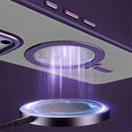 For iPhone 16 Pro Max Case Compatible with MagSafe TPU+Acrylic Kickstand Phone Cover