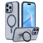For iPhone 16 Pro Max Case Compatible with MagSafe TPU+Acrylic Kickstand Phone Cover