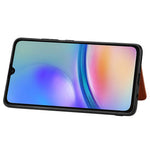 For Samsung Galaxy A05s 4G Case Card Slots Leather Coated PC+TPU Phone Cover