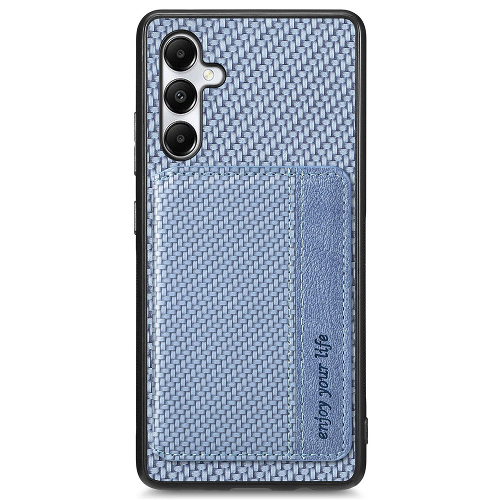 For Samsung Galaxy A05s 4G Case Card Slots Leather Coated PC+TPU Phone Cover