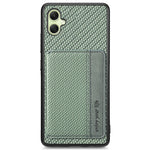 Samsung Galaxy A05 4G-skal med stativ, korthållare, läder+PC+TPU, mobilskal