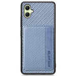 Samsung Galaxy A05 4G-skal med stativ, korthållare, läder+PC+TPU, mobilskal