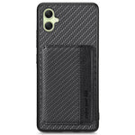 Samsung Galaxy A05 4G-skal med stativ, korthållare, läder+PC+TPU, mobilskal