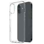 NORTHJO For iPhone 16 Clear TPU Case + Tempered Glass Screen Protector