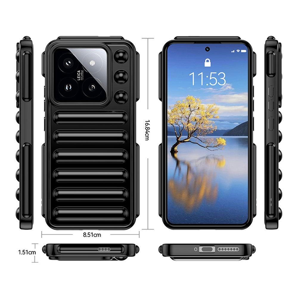 Capsule Series for Xiaomi 14 Pro Case TPU Anti-Slip Shockproof Phone Cover