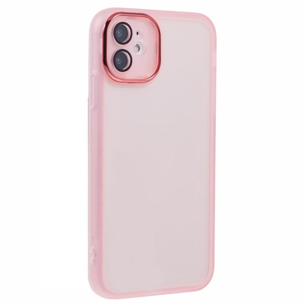 DKSM-serie til iPhone 11-cover med galvaniseret kamera-ramme TPU-telefoncover