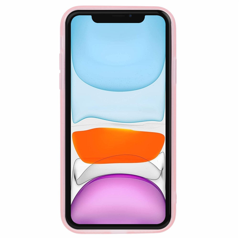DKSM-serie til iPhone 11-cover med galvaniseret kamera-ramme TPU-telefoncover