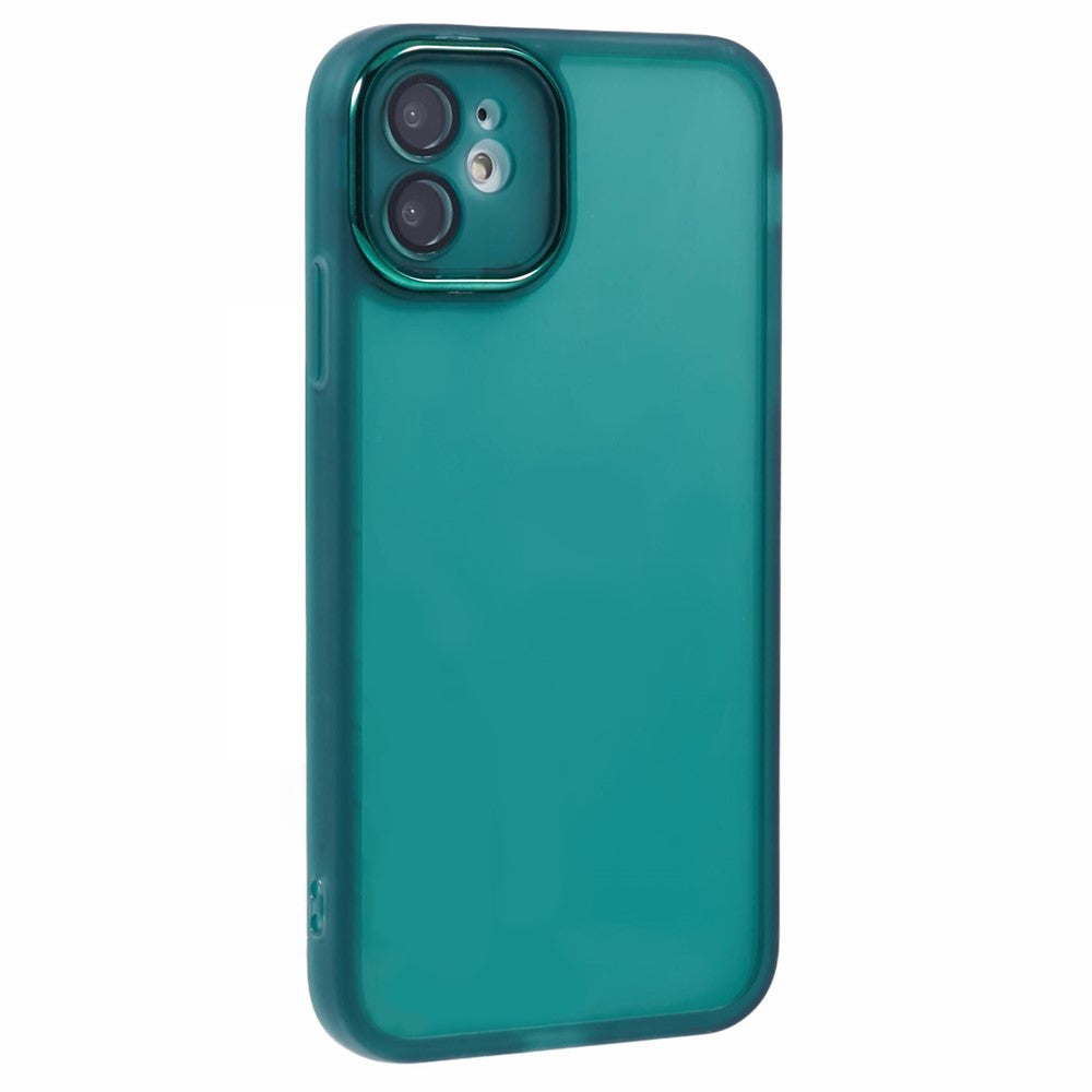 DKSM-serie til iPhone 11-cover med galvaniseret kamera-ramme TPU-telefoncover
