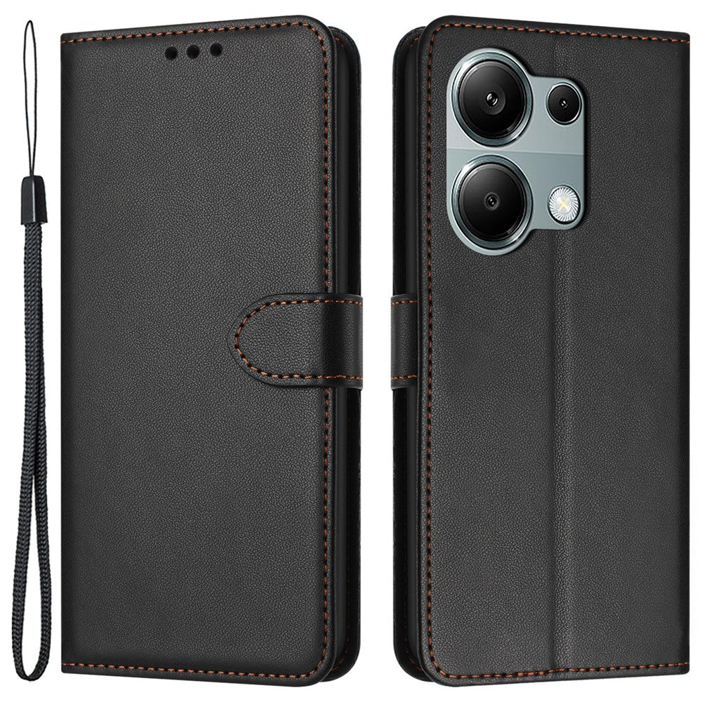For Xiaomi Redmi Note 13 Pro 4G / Poco M6 Pro 4G Case Leather Stand Wallet Phone Cover