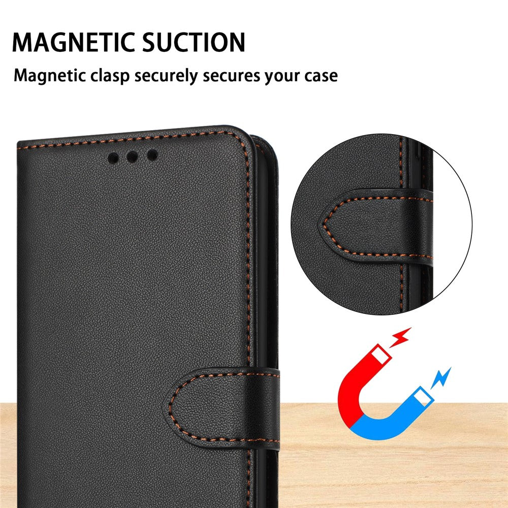 For Xiaomi Redmi Note 13 Pro 4G / Poco M6 Pro 4G Case Leather Stand Wallet Phone Cover