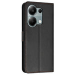 For Xiaomi Redmi Note 13 Pro 4G / Poco M6 Pro 4G Case Leather Stand Wallet Phone Cover