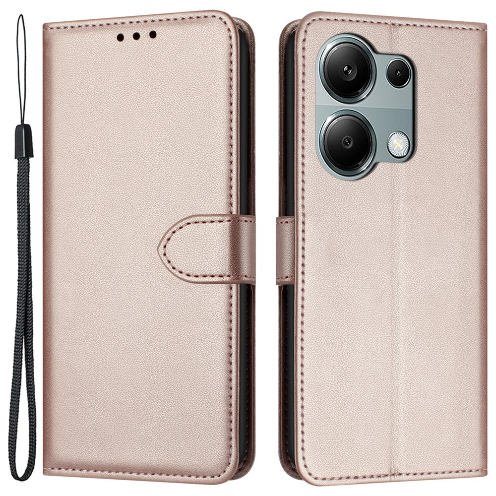 For Xiaomi Redmi Note 13 Pro 4G / Poco M6 Pro 4G Case Leather Stand Wallet Phone Cover