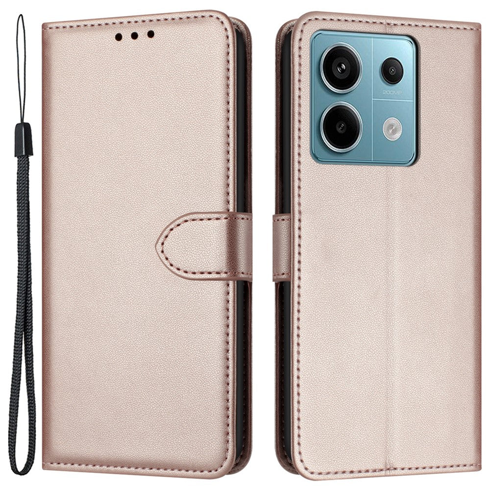 Xiaomi Redmi Note 13 Pro 5G / Poco X6 5G Plånboksfodral Läder Stativ mobilfodral