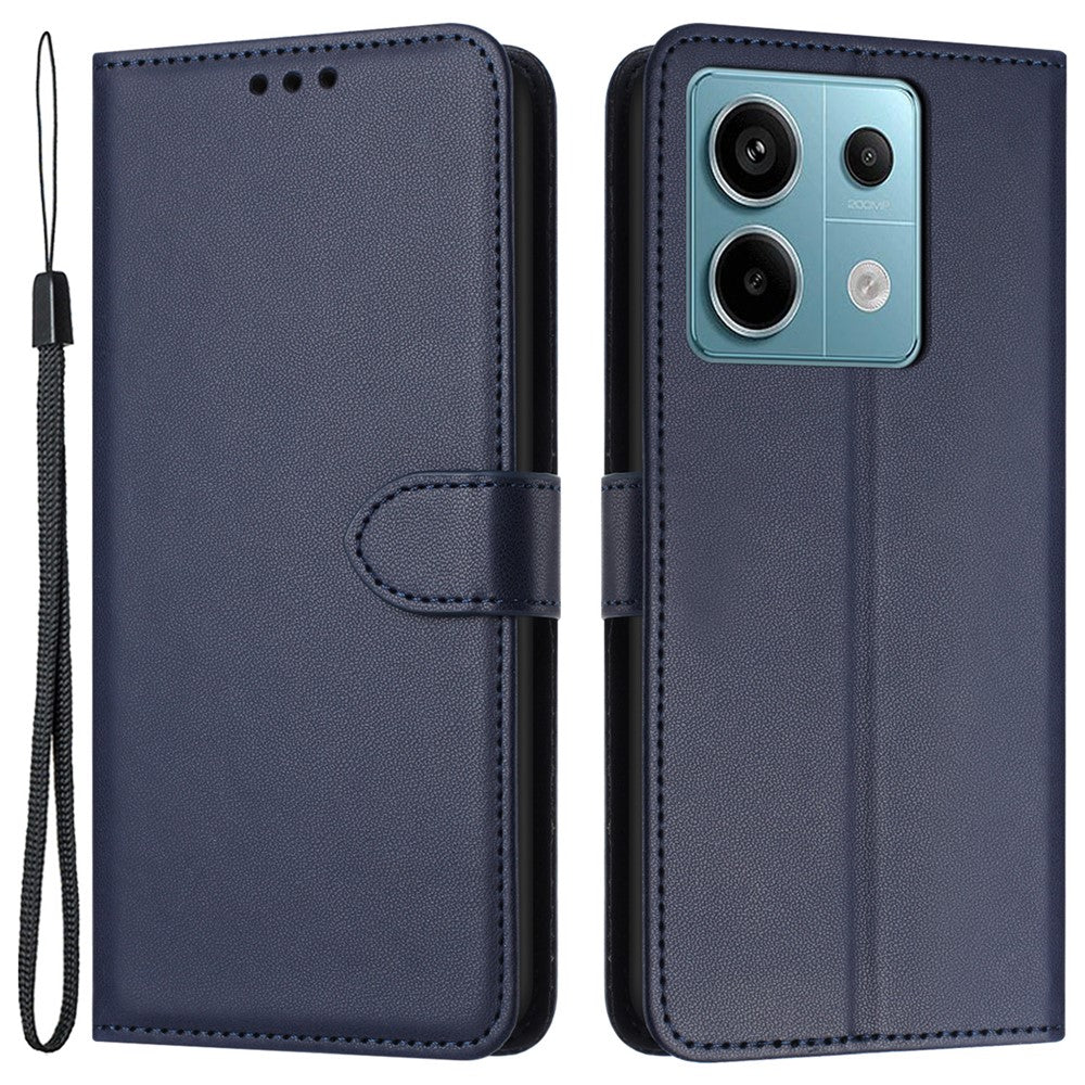 Xiaomi Redmi Note 13 Pro 5G / Poco X6 5G Plånboksfodral Läder Stativ mobilfodral