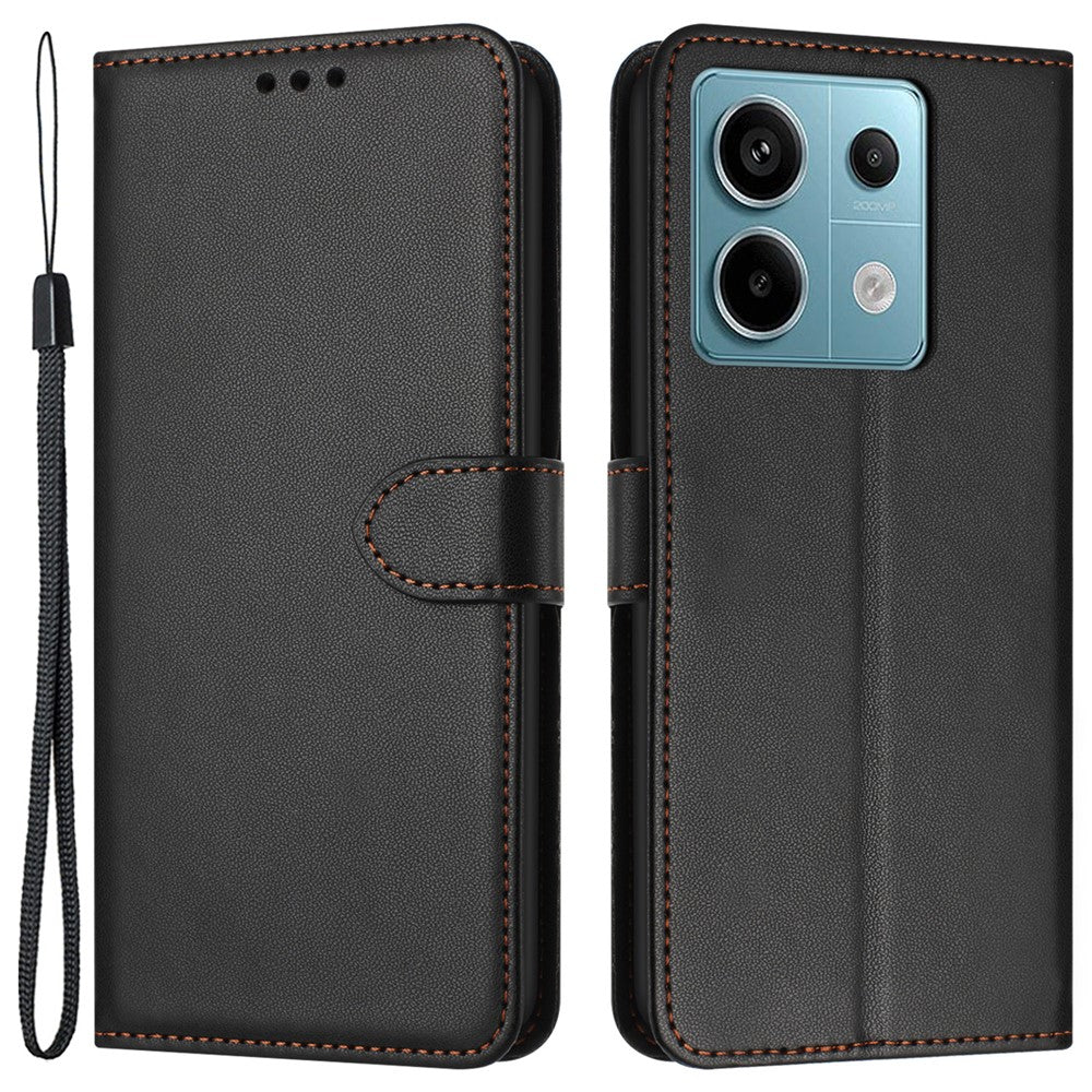 Xiaomi Redmi Note 13 Pro 5G / Poco X6 5G Plånboksfodral Läder Stativ mobilfodral