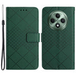 HT06 För Oppo Reno12 F 5G Skal PU Läder Plånboksfodral Flip Folio mobilskal
