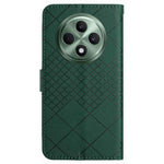 HT06 För Oppo Reno12 F 5G Skal PU Läder Plånboksfodral Flip Folio mobilskal