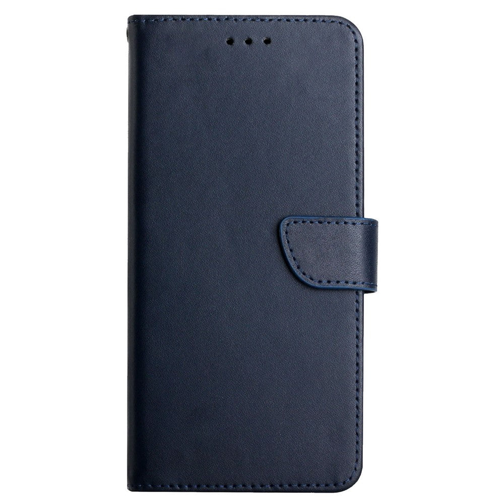 HT02 For Oppo Reno12 F 5G Case Genuine Cow Leather Nappa Texture Phone Cover