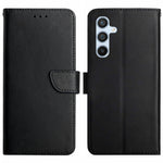 HT02 For Samsung Galaxy M35 5G Case Genuine Cow Leather Flip Wallet Phone Cover