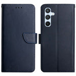 HT02 For Samsung Galaxy M35 5G Case Genuine Cow Leather Flip Wallet Phone Cover